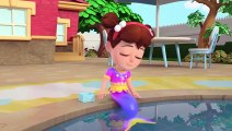 Mermaid Girl  Swimming Pool Song Nursery Rhymes