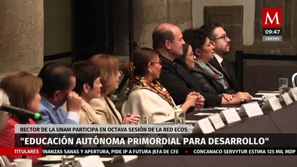 Leonardo Lomelí participa en octava sesión de la Red ECOS