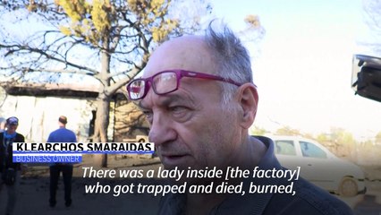 Greek firefighters calm deadly Athens inferno but one woman killed