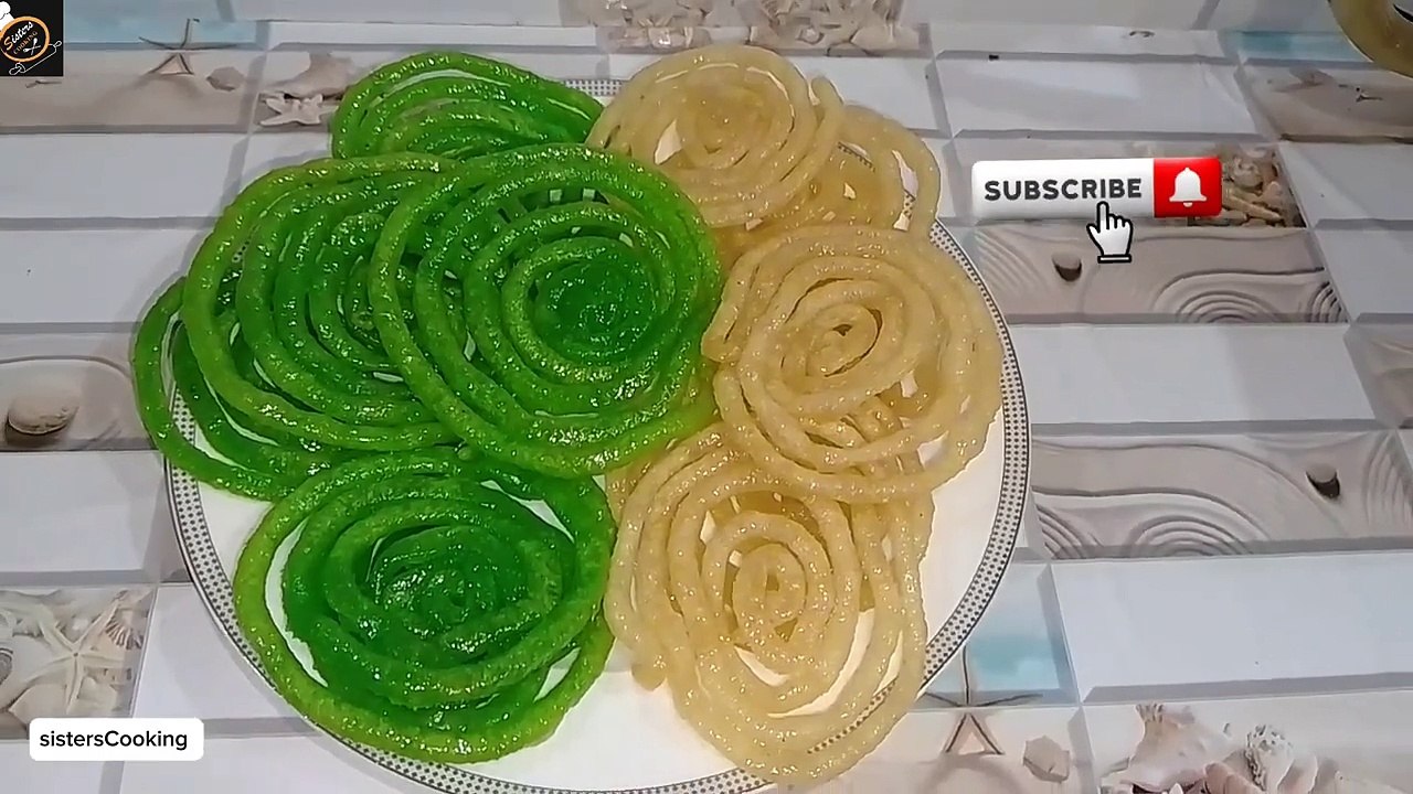 Jalebi Recipe ｜ 14th August special recipe ｜ Home made Crispy Jalebi ｜ white and green Jalebi