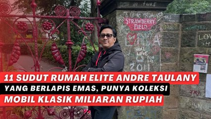 11 Sudut Rumah Elite Andre Taulany yang Berlapis Emas, Punya Koleksi Mobil Klasik Miliaran Rupiah