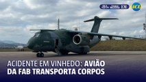 FAB realiza translado das vítimas de queda em Vinhedo