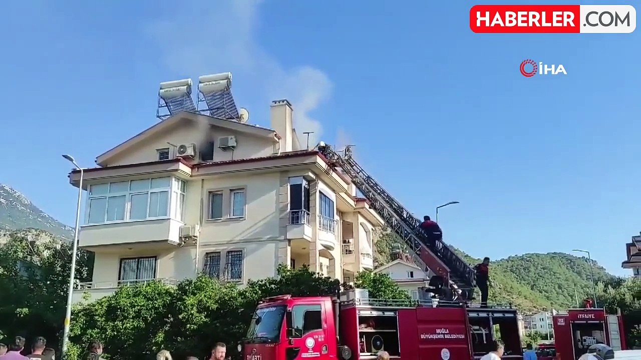 Evden çıkarılan kiracının yangın çıkardığı iddia edildi