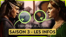 HOUSE OF THE DRAGON SAISON 3 : DATE DE SORTIE, BATAILLE, NOUVEAUX PERSONNAGES... LES INFOS