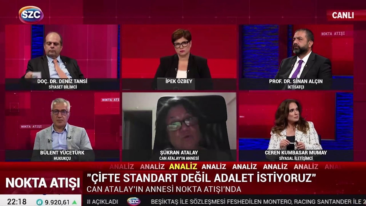 "Çifte standart değil adalet istiyoruz"