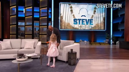 Six-Year-Old Author Ariana and Steve Harvey