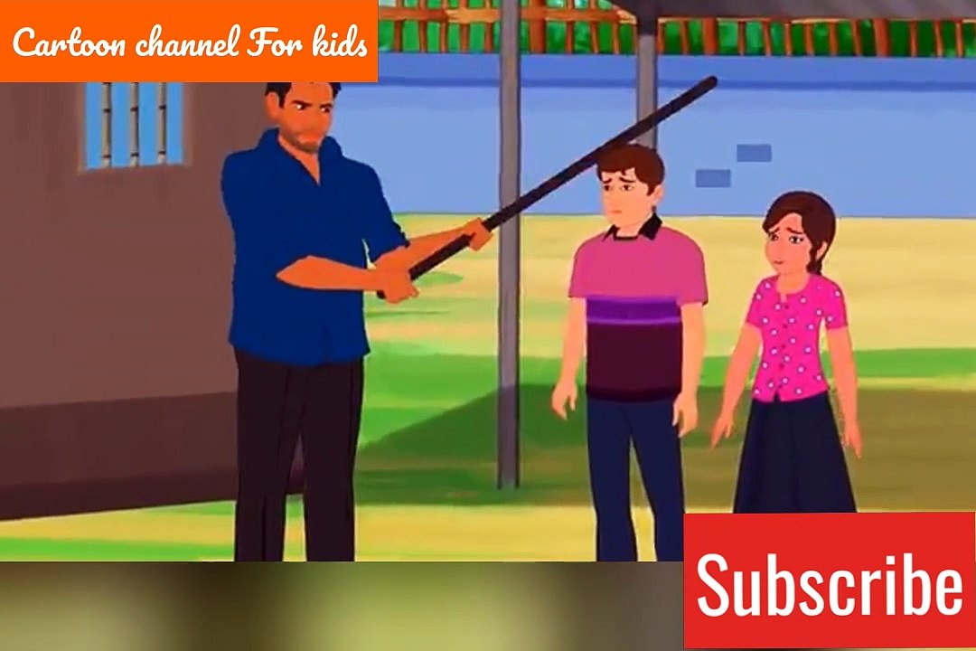 Zalim Baap cartoon in urdu