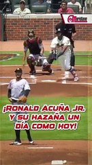 ¡Ronald Acuña Jr. cumple un nuevo año de esta impresionante hazaña! (Vertical)