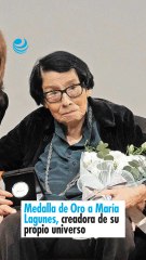 Medalla de Oro a María Lagunes, creadora de su propio universo