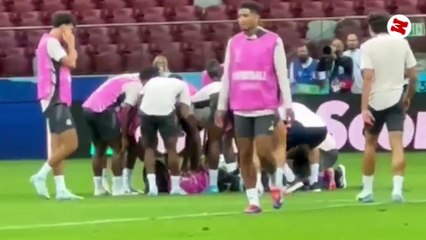 Camavinga sufre una dura lesión durante un entrenamiento del Real Madrid