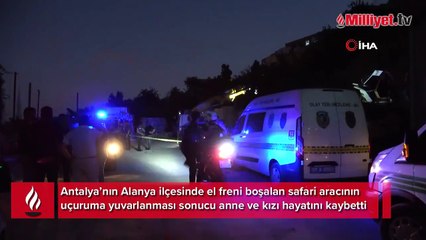 Baba aracı durdurmaya çalıştı ama yetmedi... Feci kazada anne ve kızı hayatını kaybetti