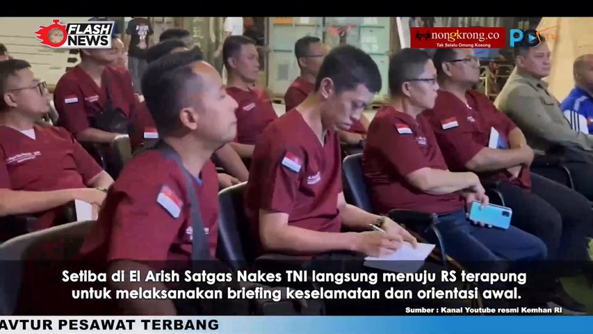 Satgas Nakes TNI Sudah Tiba di Mesir