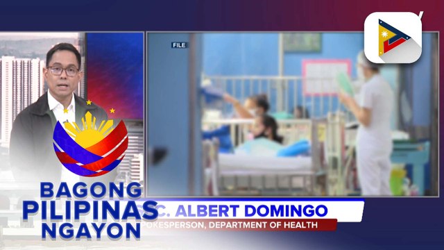 Panayam kay Spokesperson ASec. Albert Domingo ng Department of Health ukol sa pag-activate ng surge capacity plan na ipinag-utos ng DOH dahil sa mataas na bilang ng kaso ng leptospirosis