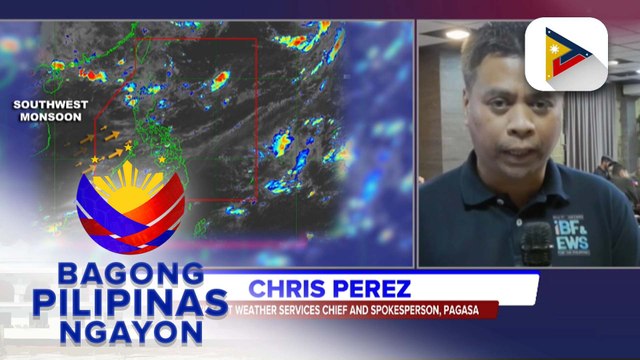 Panayam kay Assistant Weather Services Chief and Spokesperson Chris Perez ng PAGASA ukol sa tropical cyclone sa labas ng bansa at iba pang update sa lagay ng panahon