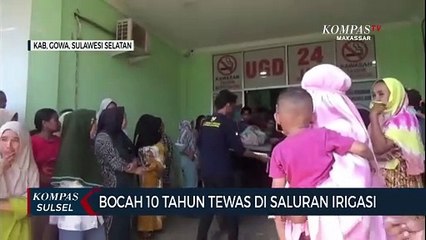 Bocah 10 Tahun T3w4s Di Saluran Irigasi
