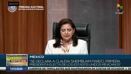 Tribunal de México emitió dictamen de validez de la elección de Sheimbaum
