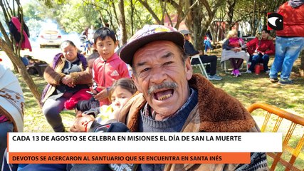 Cada 13 de agosto se celebra en misiones el día de San la Muerte