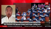 Manlio Fabio Beltrones acusa al PRI de vulnerar sus derechos político electorales por 'capricho'