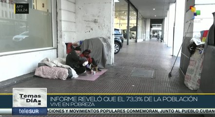 Temas del Día 13-08: 70% de la población Argentina vive en situación de pobreza