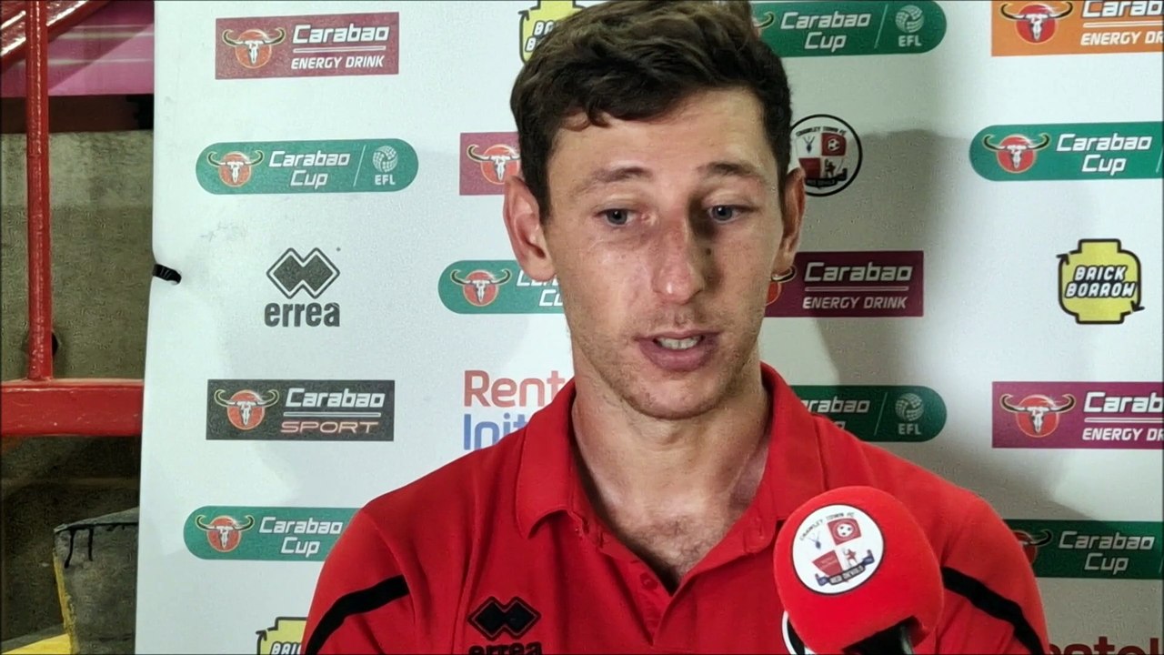 Jack Roles after scoring two for Crawley Town against Swindon Town