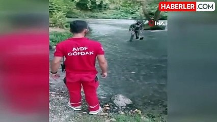 Gönen Çayı'na giren genç kayboldu