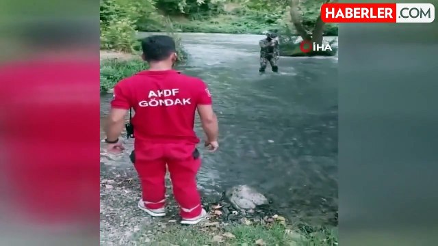 Gönen Çayı'na giren genç kayboldu