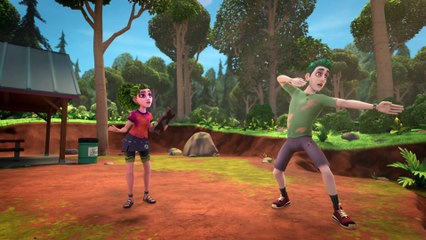 ZOMBIES: LOS CORTOS RE-ANIMADOS | S01E04 | Campamento en Casa | Episodio Completo