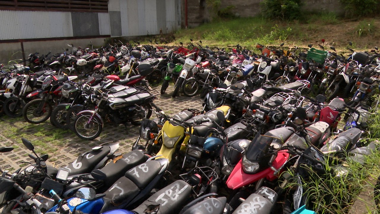 Sólo 2 de cada 10 motos se retiran en el plantel de Tránsito de San José.
