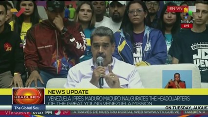 Pres. Maduro | “They have corrupted young people for their interests”