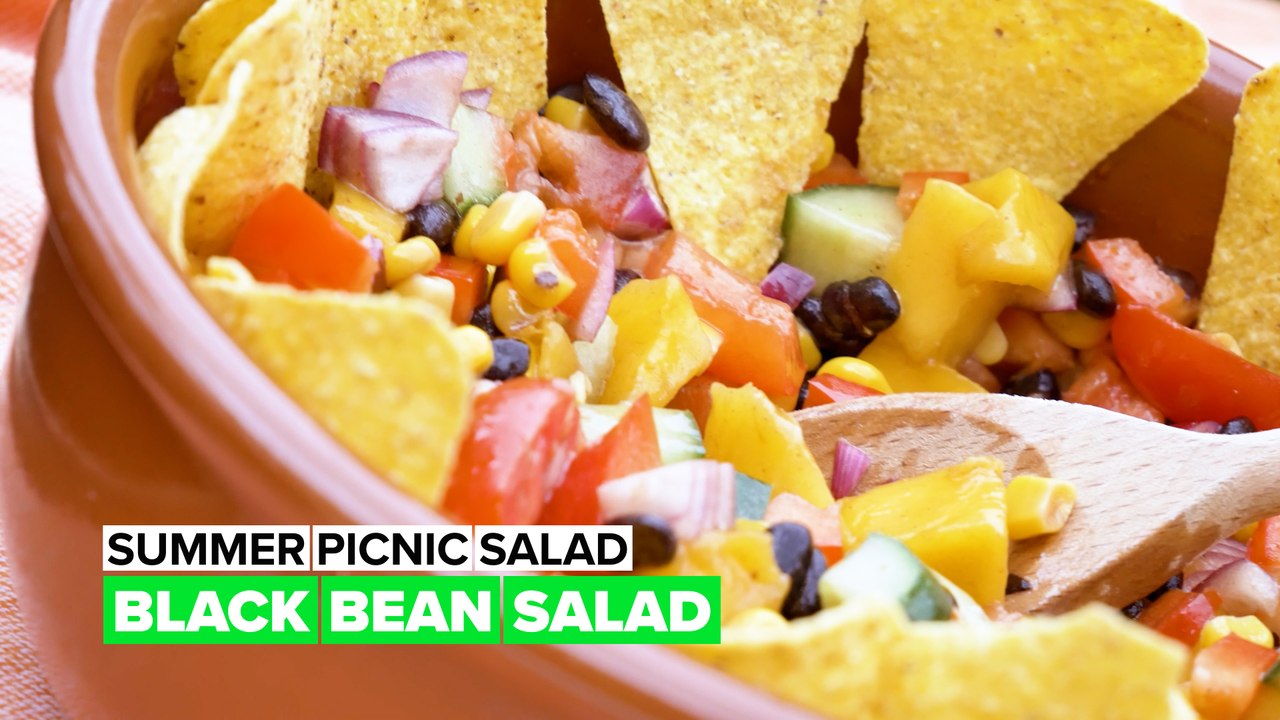 Summer Picnic salads: Black Bean Mango