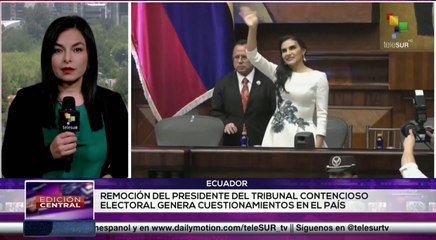 Presidente del Tribunal Electoral genera cuestionamientos en Ecuador