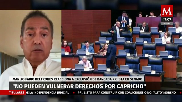 No pueden vulnerar derechos por capricho : Manlio Fabio Beltrones