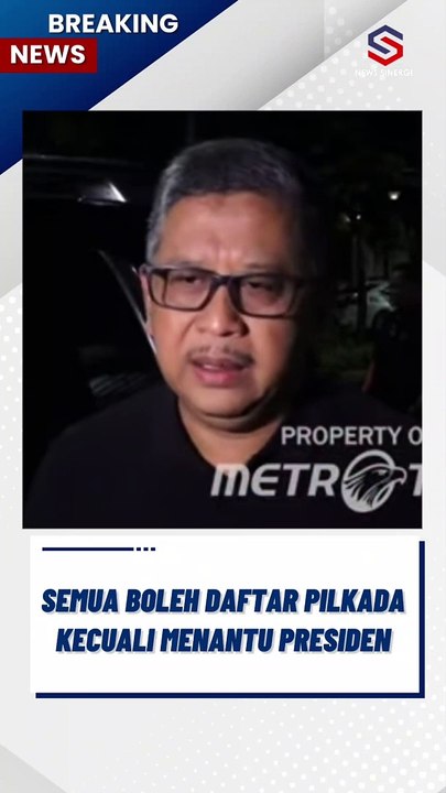 SEMUA BOLEH DAFTAR PILKADA KECUALI MENANTU PRESIDEN