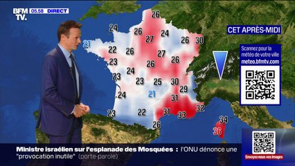 Des orages dans le sud et le nord-est de la France mais du soleil sur le reste de l'Hexagone, avec des températures comprises entre 21°C et 36°C... La météo de ce mercredi 14 août