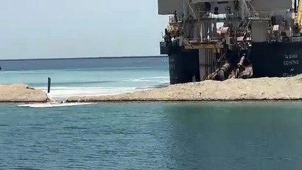 Coffee dam break view