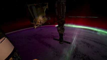 우주에서 본 오로라 영상 공개 🚀 – 국제우주정거장 촬영