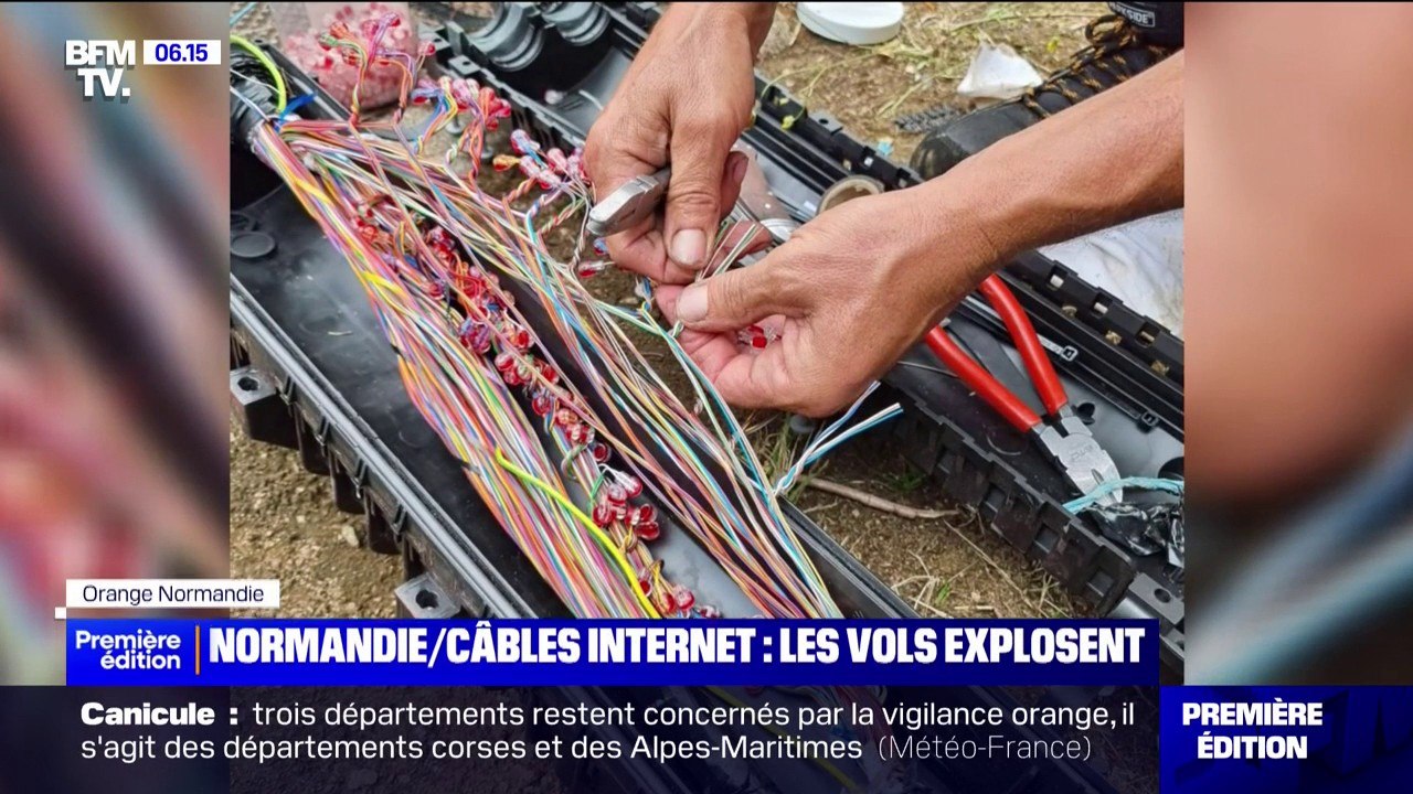 Calvados: le "ras-le-bol" des habitants face à l'explosion des vols des câbles téléphoniques coupant l'accès au téléphone fixe et à internet