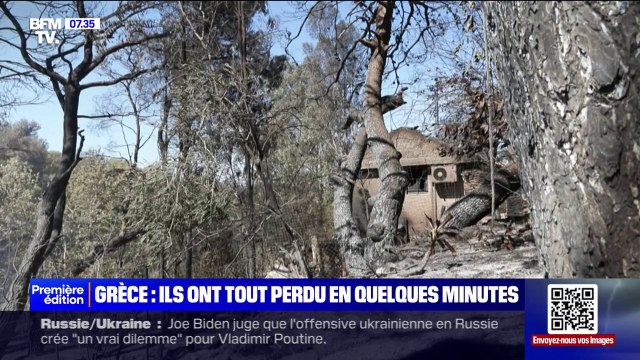 Il n'y a plus rien : ces Grecs ont tout perdu en quelques minutes à cause des incendies