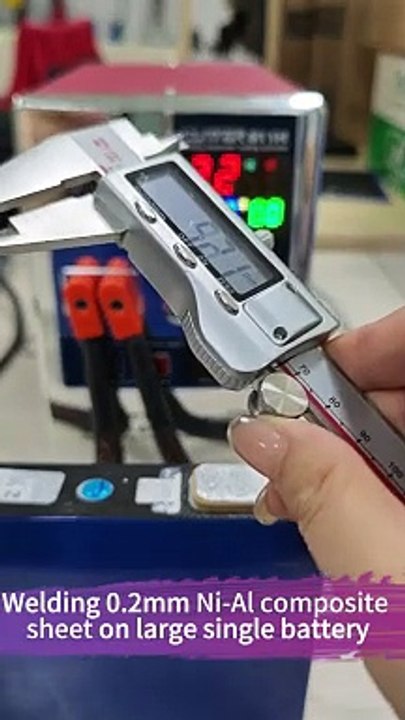 811H welded nickel-aluminum composite sheets on large single battery