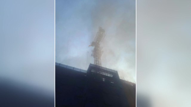 양양 숙박시설 신축 공사 현장서 불...60여 명 대피 / YTN