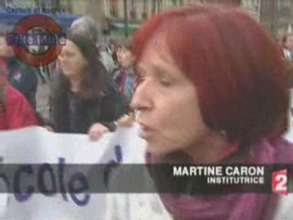 La manifestation des lycéens