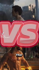 Thor vs superman.#marvels