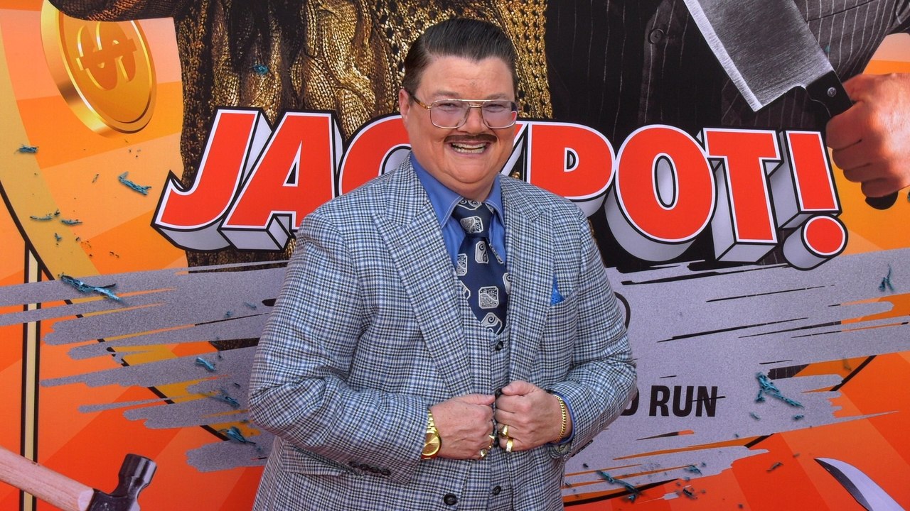 Murray Hill attends the red carpet world premiere of Jackpot!