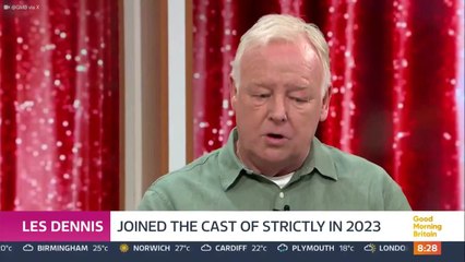 Les Dennis compares 'hardest' show Strictly to Black Swan