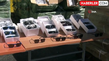 Ambarlı Limanı'nda 'kaçak optik malzeme' operasyonu