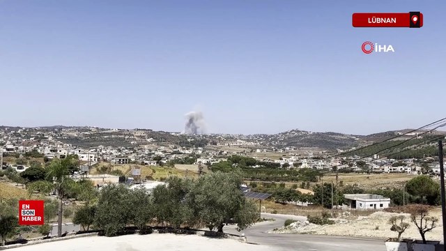 İsrail savaş uçakları Lübnan'ın güneyini vurdu