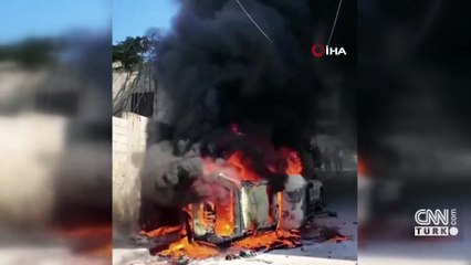 VİDEO HABER | Afrin’de patlayıcı yüklü araç patladı: 2 yaralı