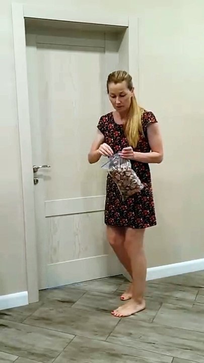 Eating dog  food