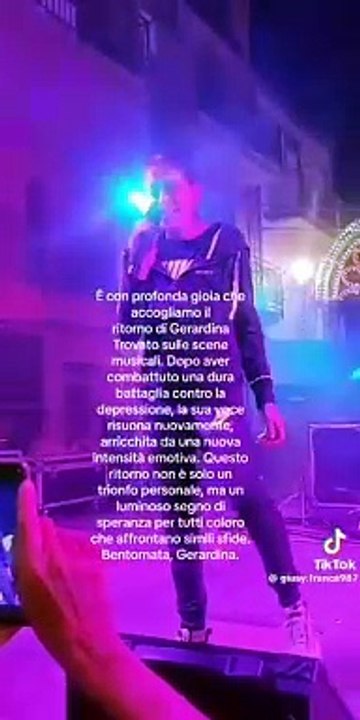 Gerardina Trovato torna sul palco ma è irriconoscibile Aiutiamo questa grande artista