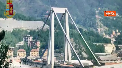 Anniversario crollo Ponte Morandi, ecco la demolizione ARCHIVIO